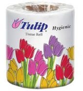 Rose Petal Tulip White Roll Tissue